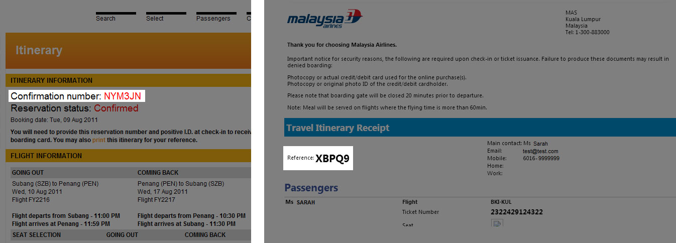 boarding code confirmation pass Online Service Booking Firefly